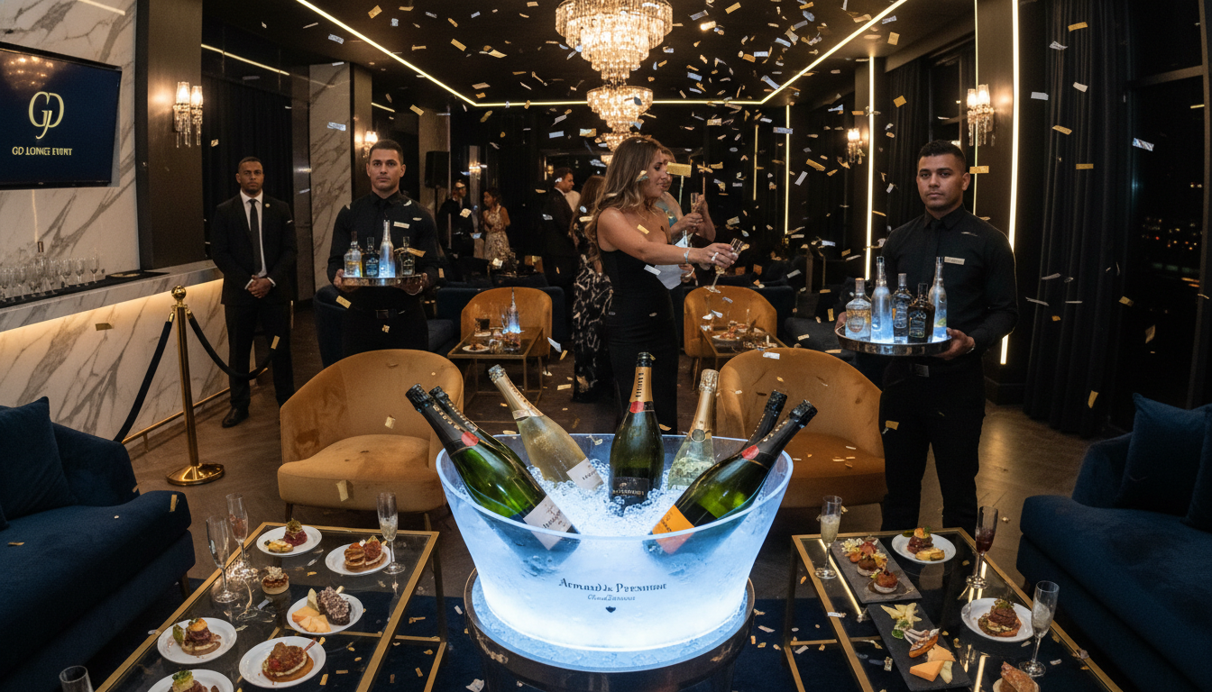 Champagne Service Miami: VIP Bottle Selection at GD Lounge
