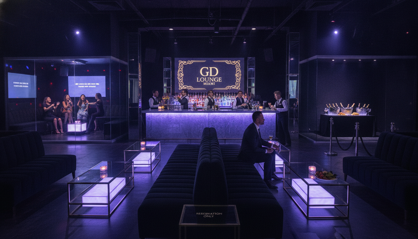 Host Your Next Corporate Event Venue Miami Mixer at GD Lounge: Exclusive Private Nightlife Experience