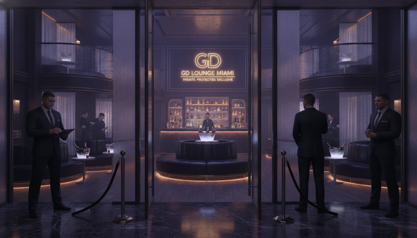 Security and Privacy: Exclusive Lounge Events at GD Lounge Miami