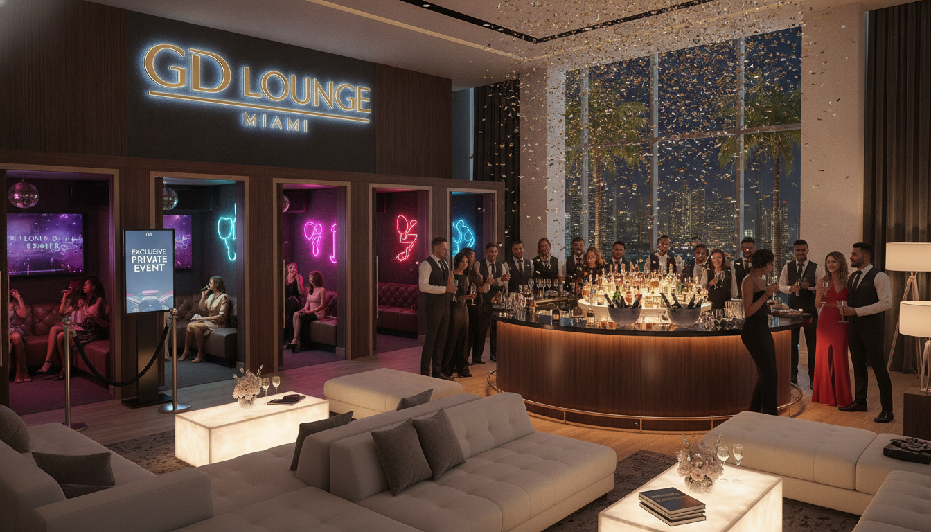 Private Party Venue Miami: GD Lounge Full Venue Buyouts for Luxury Events