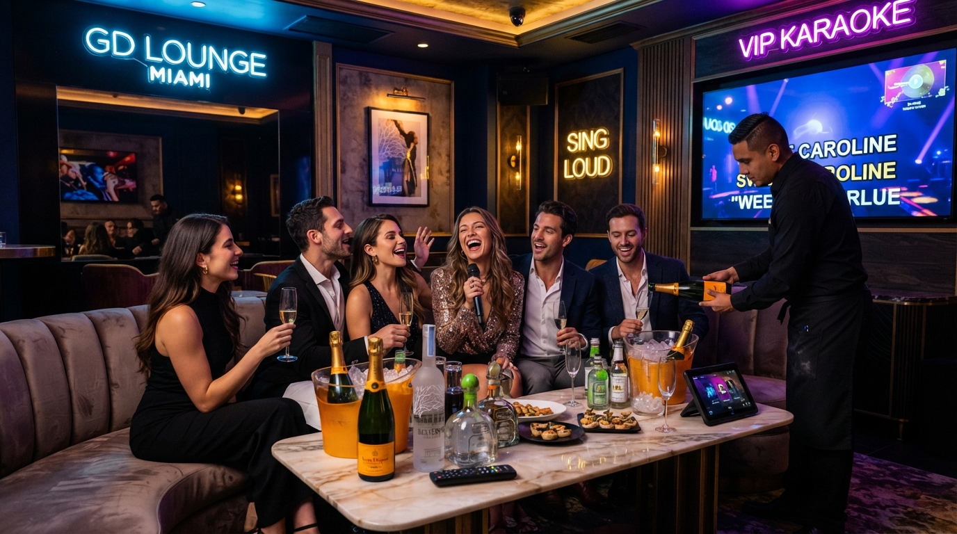 How to Book the Best Karaoke Rooms Miami Offers | GD Lounge Private Events