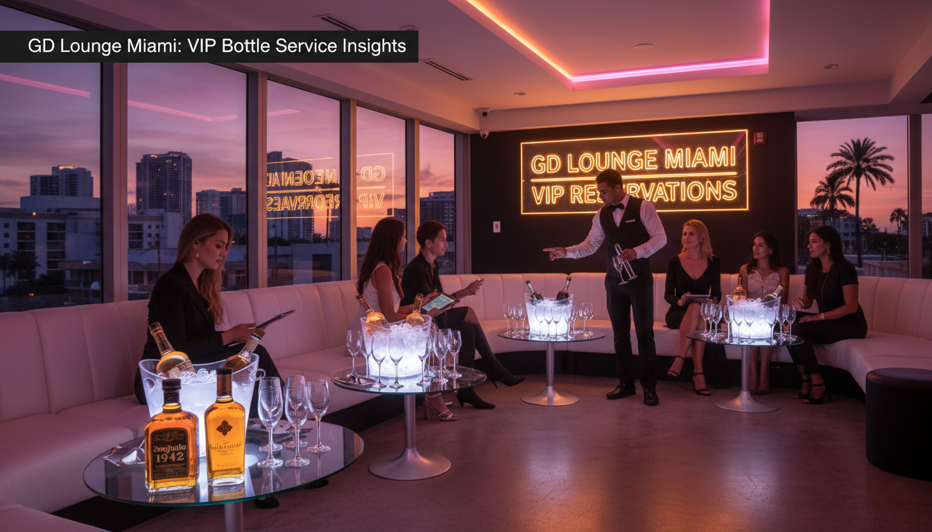 VIP Bottle Service Miami: Ultimate Guide to GD Lounge Minimums