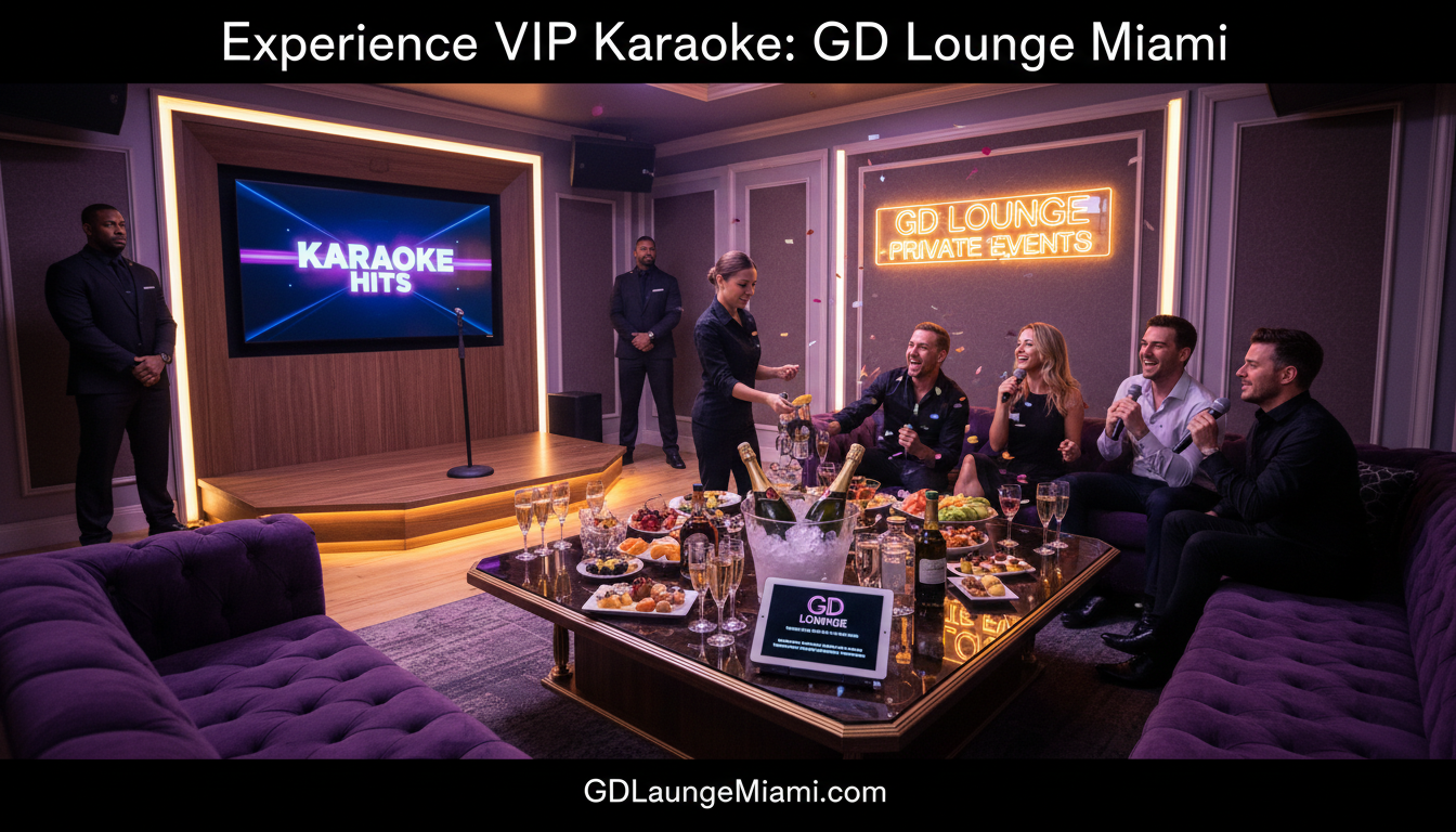 Booking a VIP karaoke room in Miami nightlife