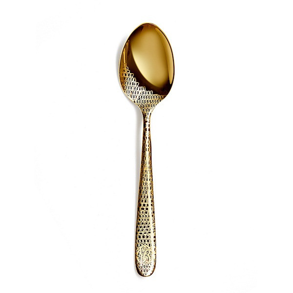 LIZZARD GOLD DESSERT SPOON
