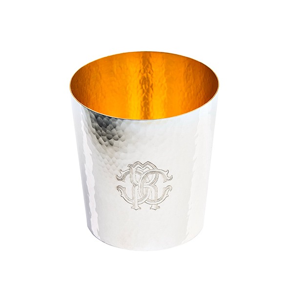 PYTHON GOLD PLATED OLD FASHIONED GLASS